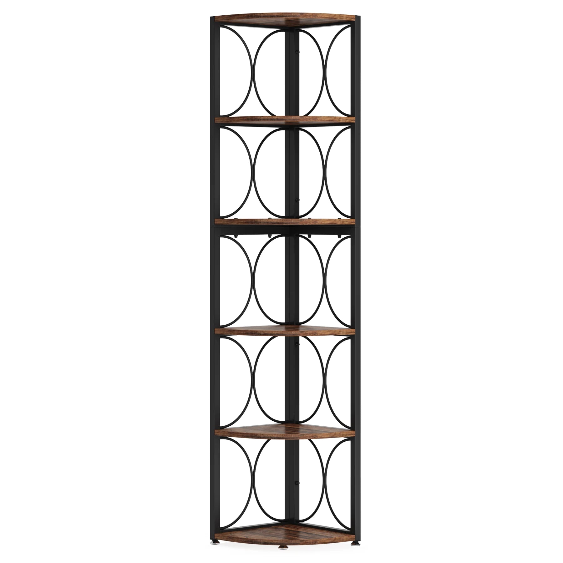 Tribesigns 67 inch Tall Corner Shel with 6-Tiers