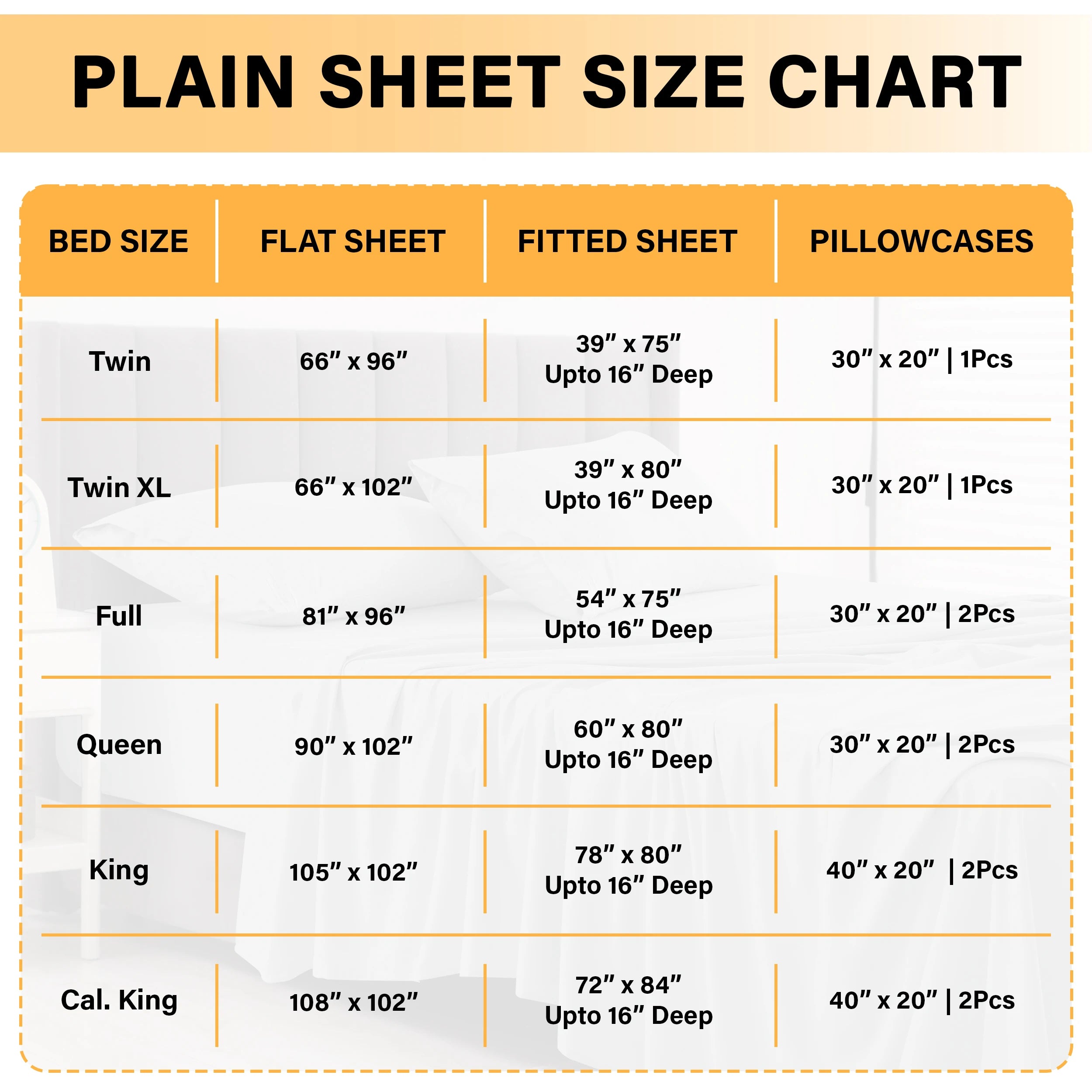 Lux Décor 6-Piece Solid Brushed Microfiber Sheet Set