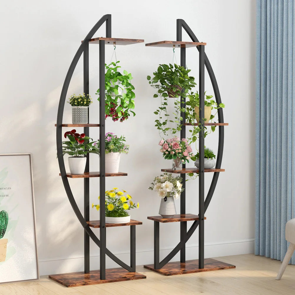 LITTLE TREE 5-Tier Curved Plant Stand Pack of 2