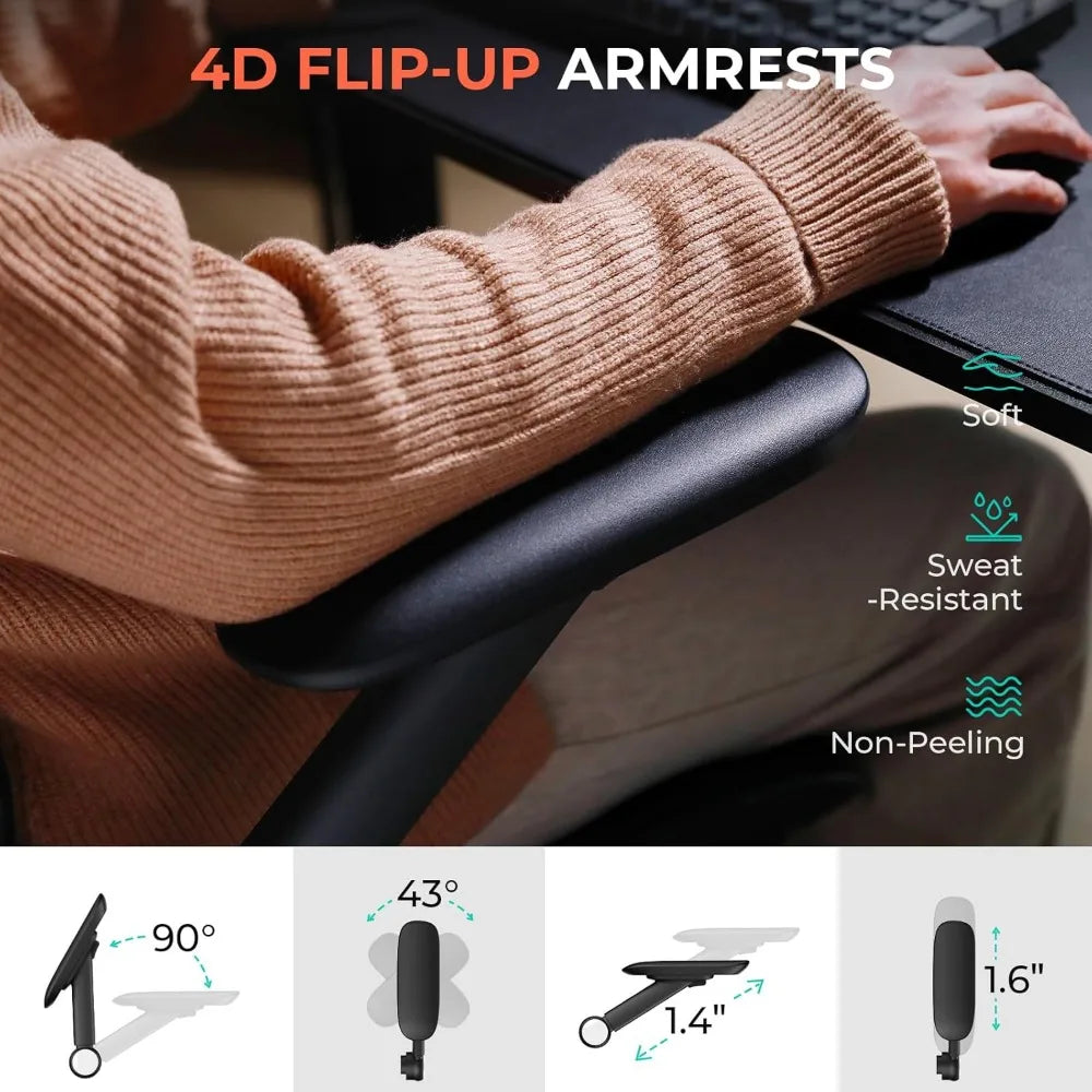 Ergonomic Mesh Office Chair with Adjustable Lumbar Support