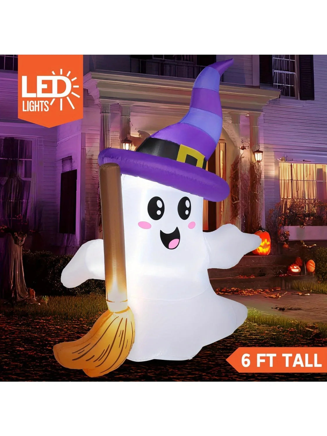 6 Foot Halloween Ghost Inflatable