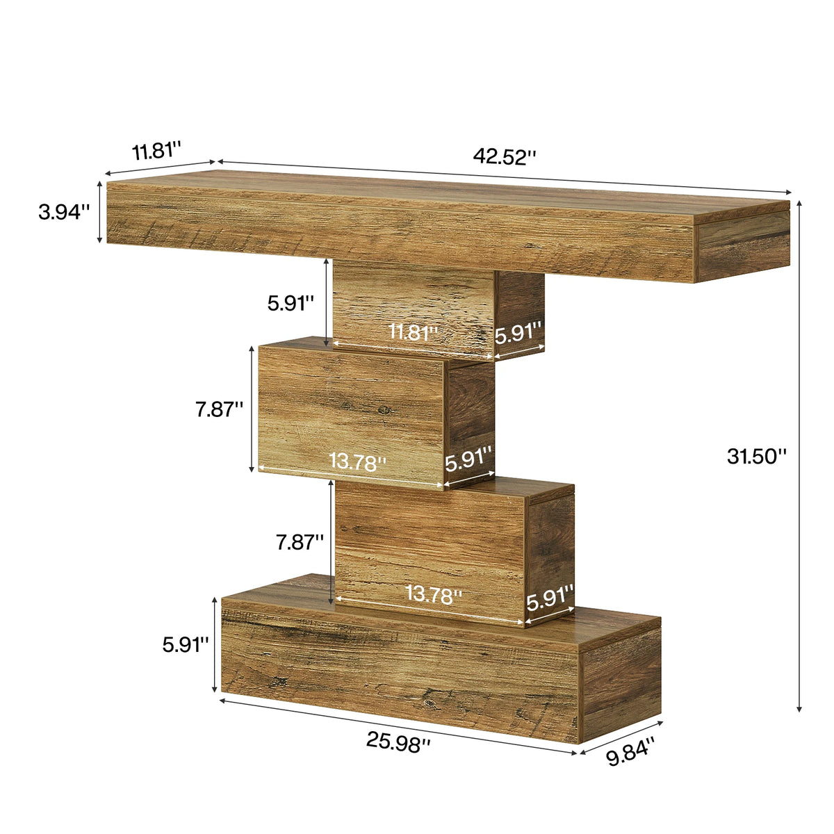 Tribesigns 42.5" Farmhouse Console Table