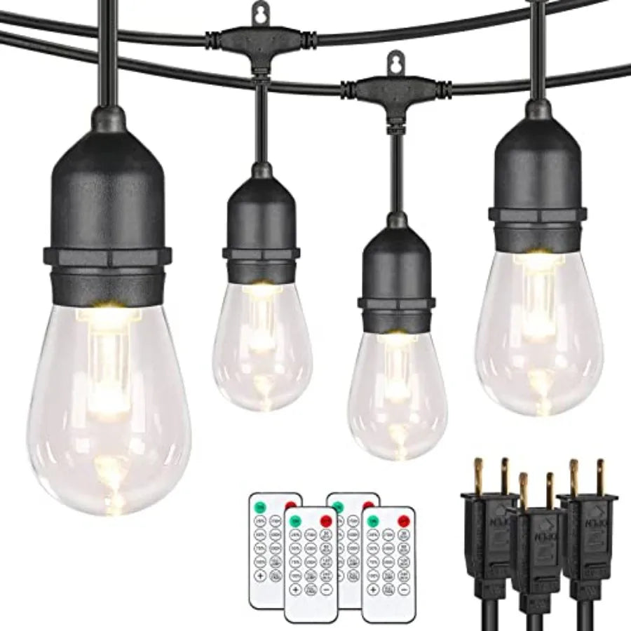 LED Dimmable Outdoor String Lights