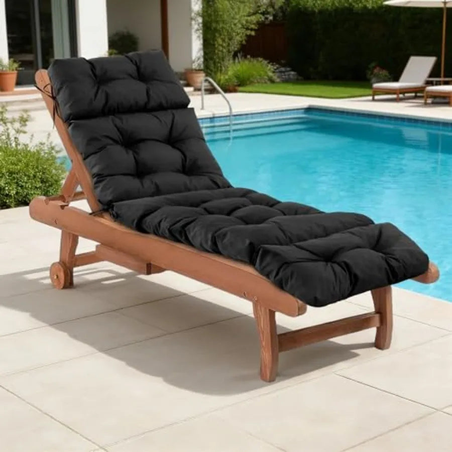 Outdoor Waterproof Chaise Lounge Cushions