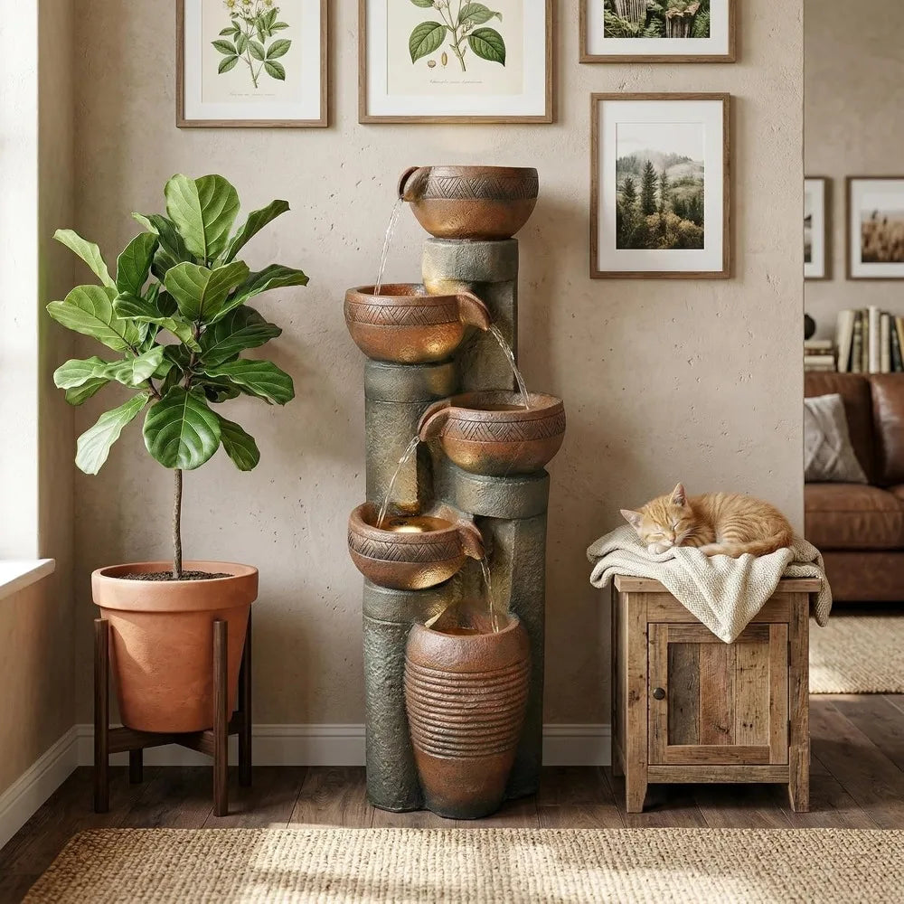 5 -Tier Outdoor Water Fountain