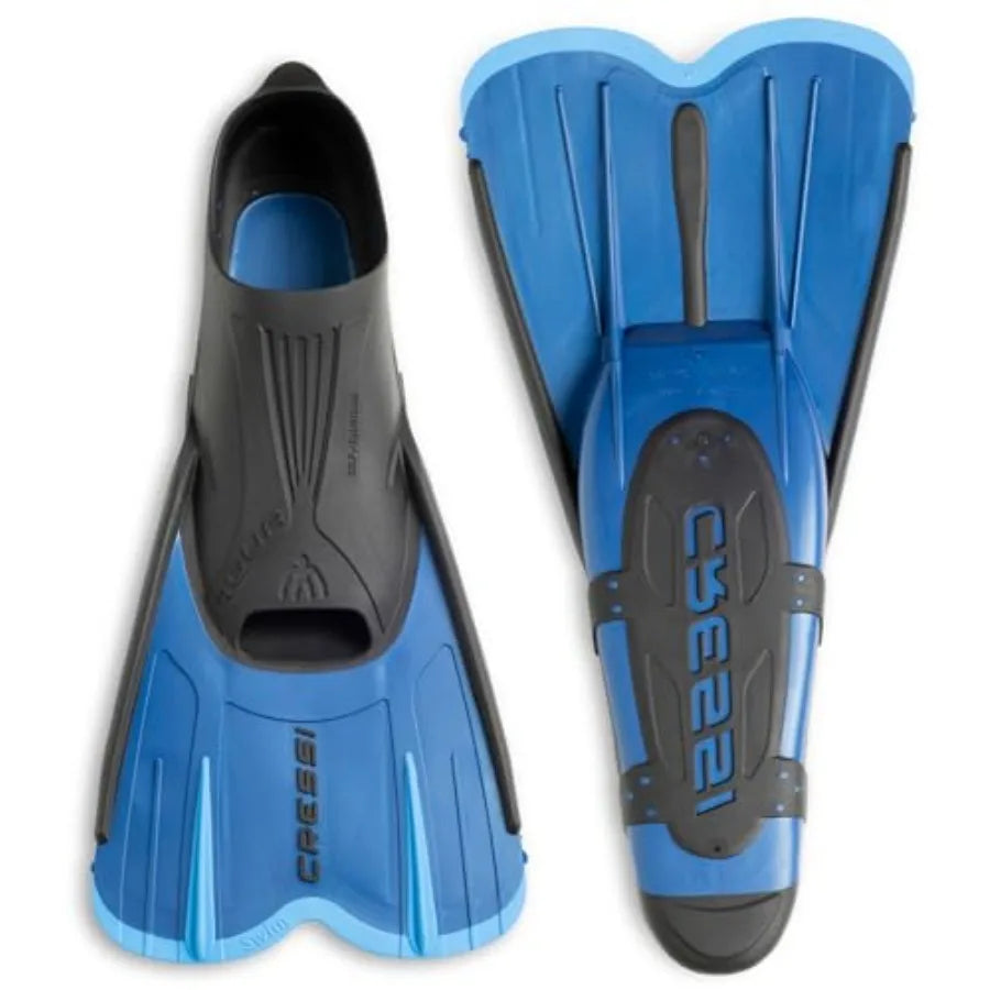 Adult Swim Fins with Self-Adjustable Comfortable Full Feet Pocket