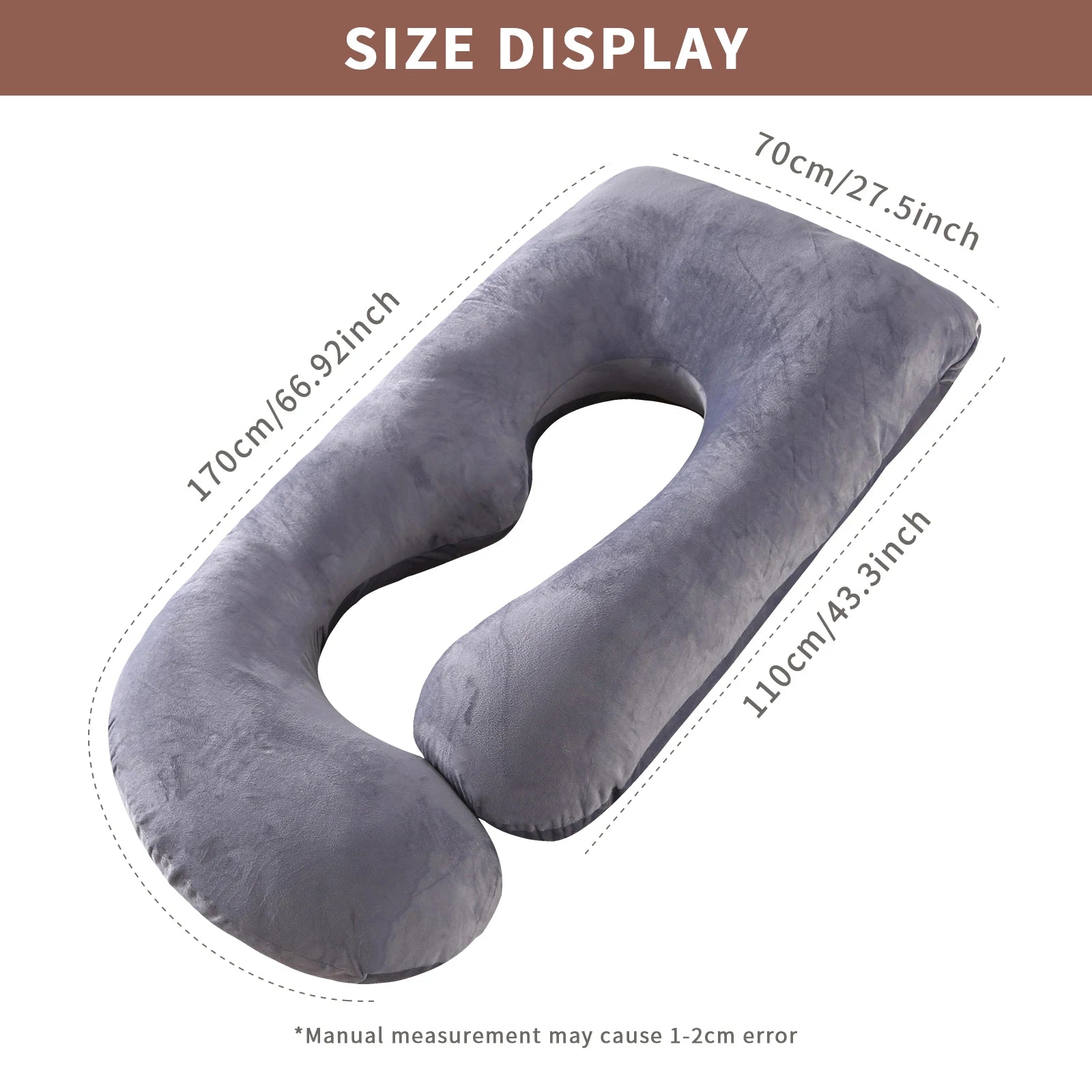 Full Body Pregnancy Pillow in 3 Configurations