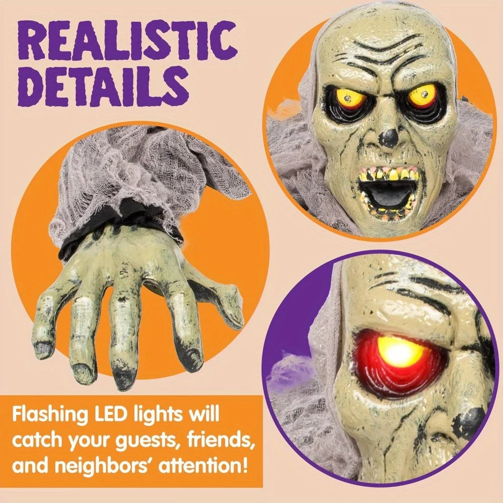 Halloween Groundbreaker Zombie with Sound and Flashing Eyes
