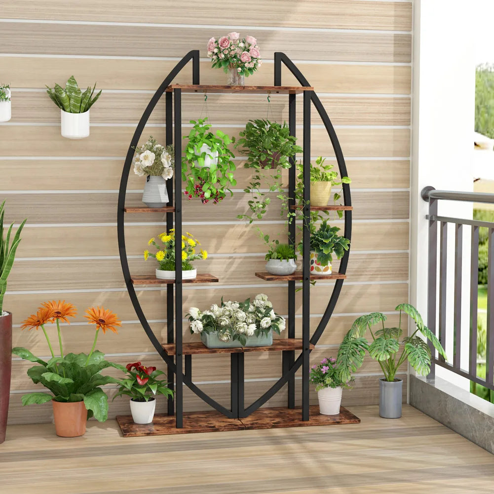 LITTLE TREE 5-Tier Curved Plant Stand Pack of 2