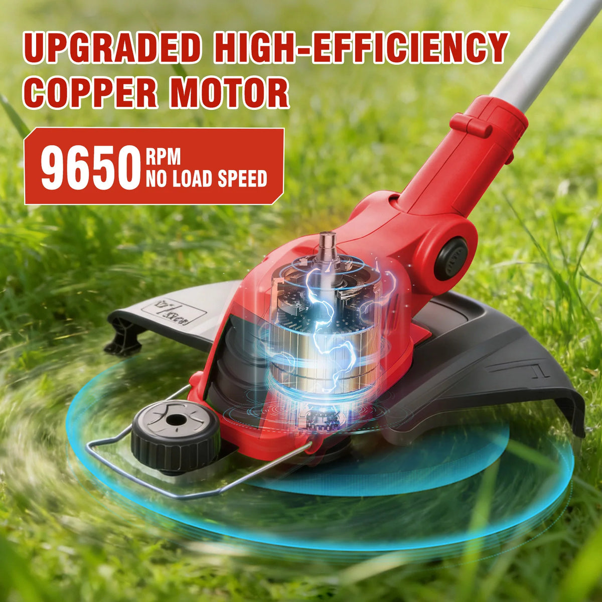 12-Inch Cordless Weed Eater Garden Tool