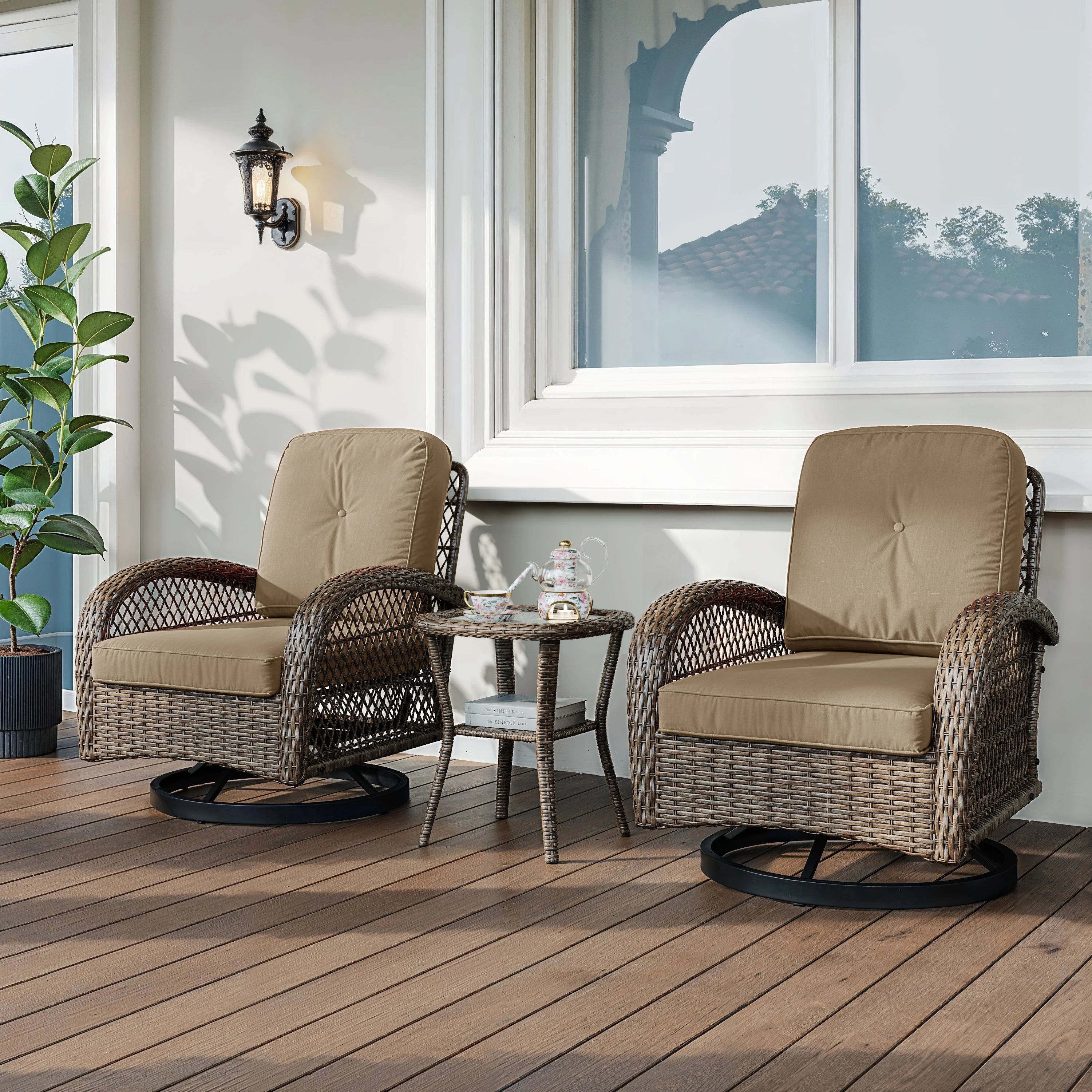 Hoomic 3 Piece Patio Furniture Set