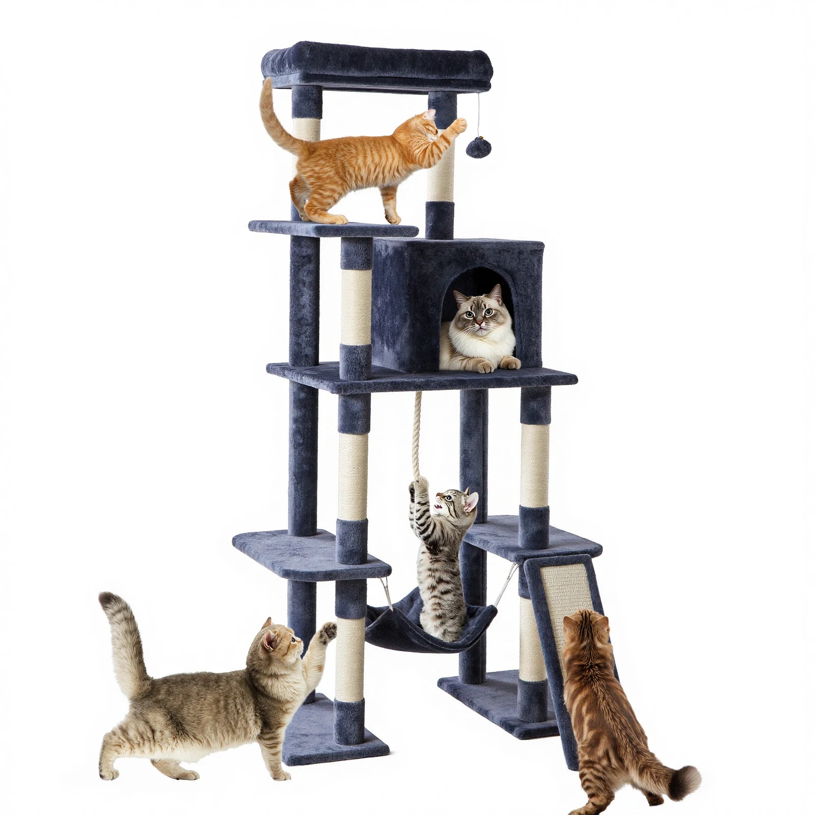 JHK 63 Inch Multi-Cat Climbing Tower