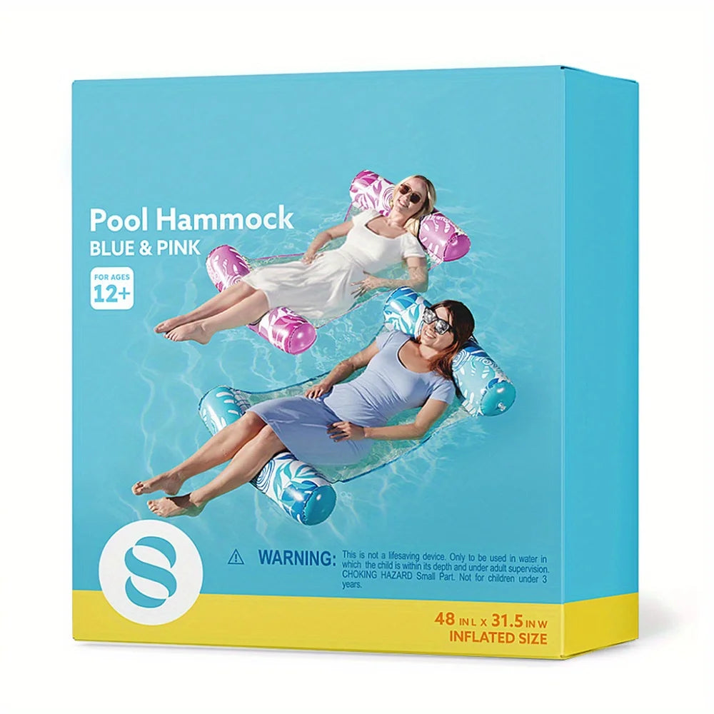 JOYFY 2-Pack Hammock Style Pool Floats
