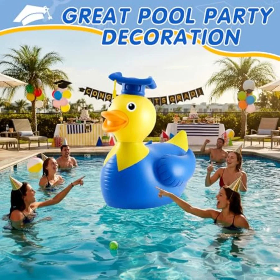 5 Foot Giant Graduation Duck Inflatable Decoration