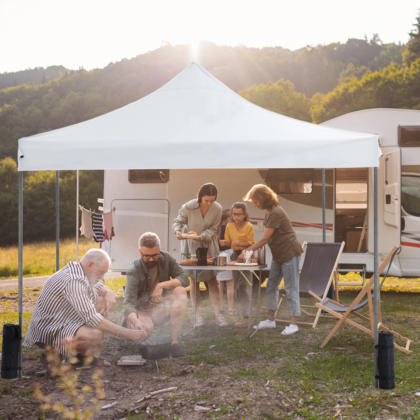 JHK 10 x 10 ft Pop Up Outdoor Canopy Tent