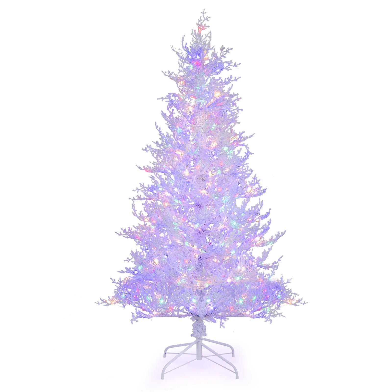 6-Foot Pre-Lit Artificial Christmas Tree