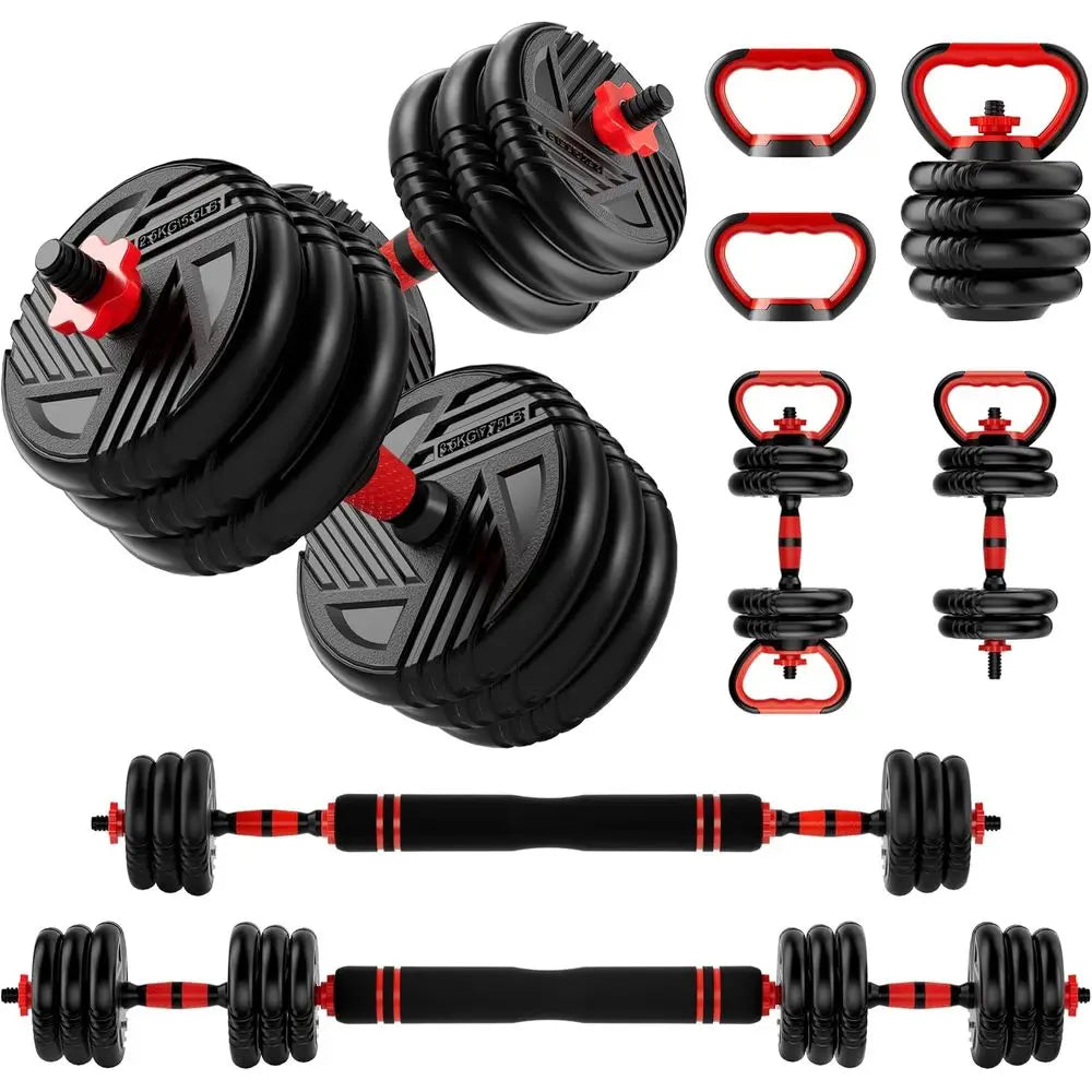 5 In 1 Adjustable Dumbbell/Barbell/Kettlebell