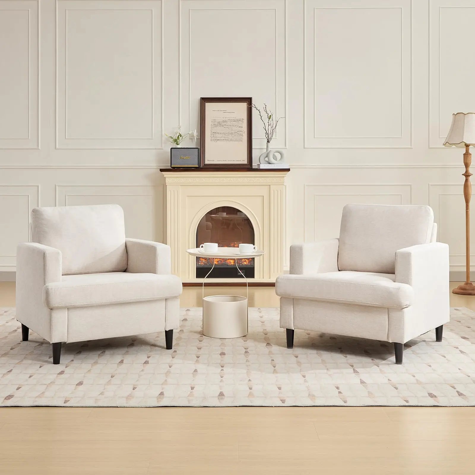 Modern Deep Seat Accent Chair