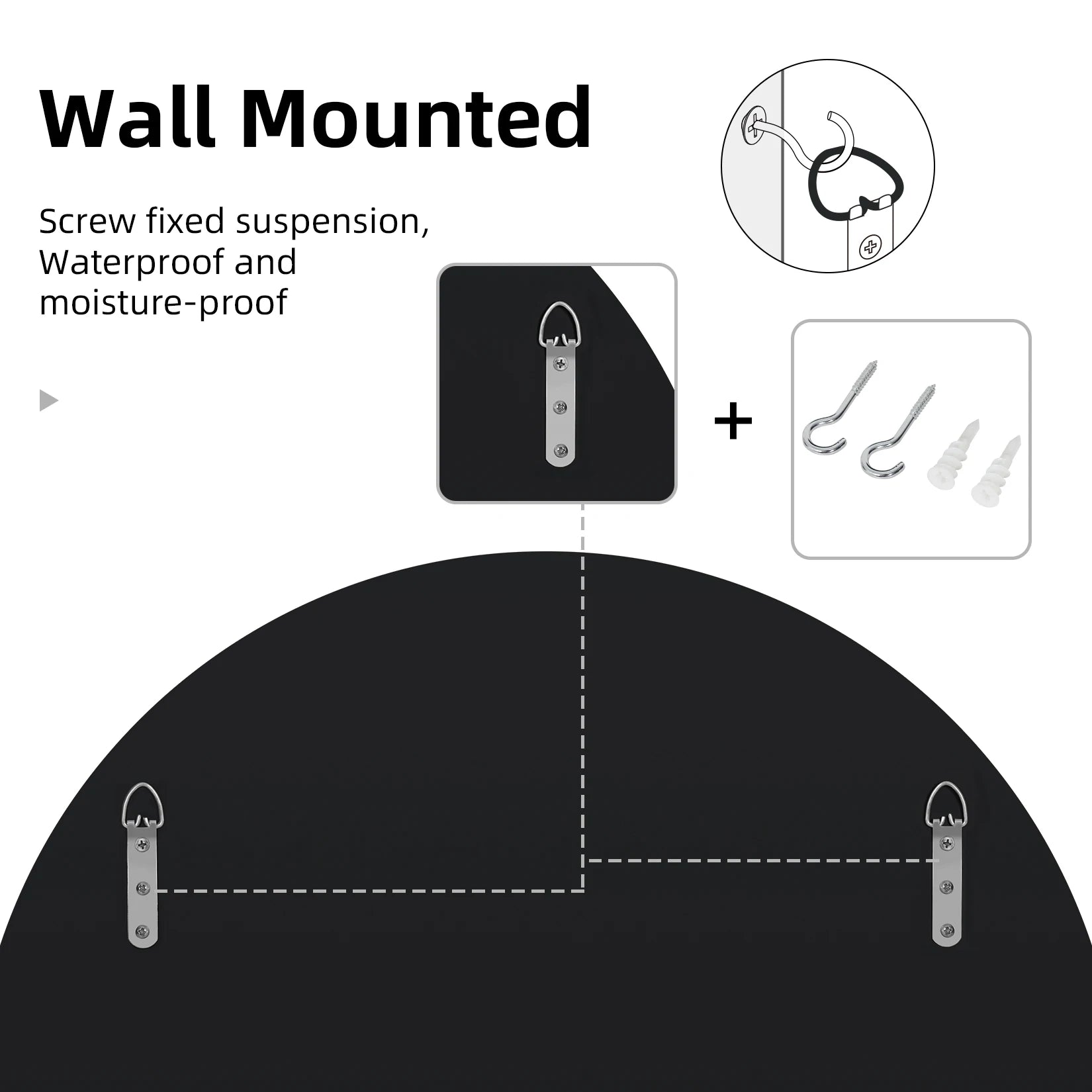 Round Starburst Decorative Wall Mirror