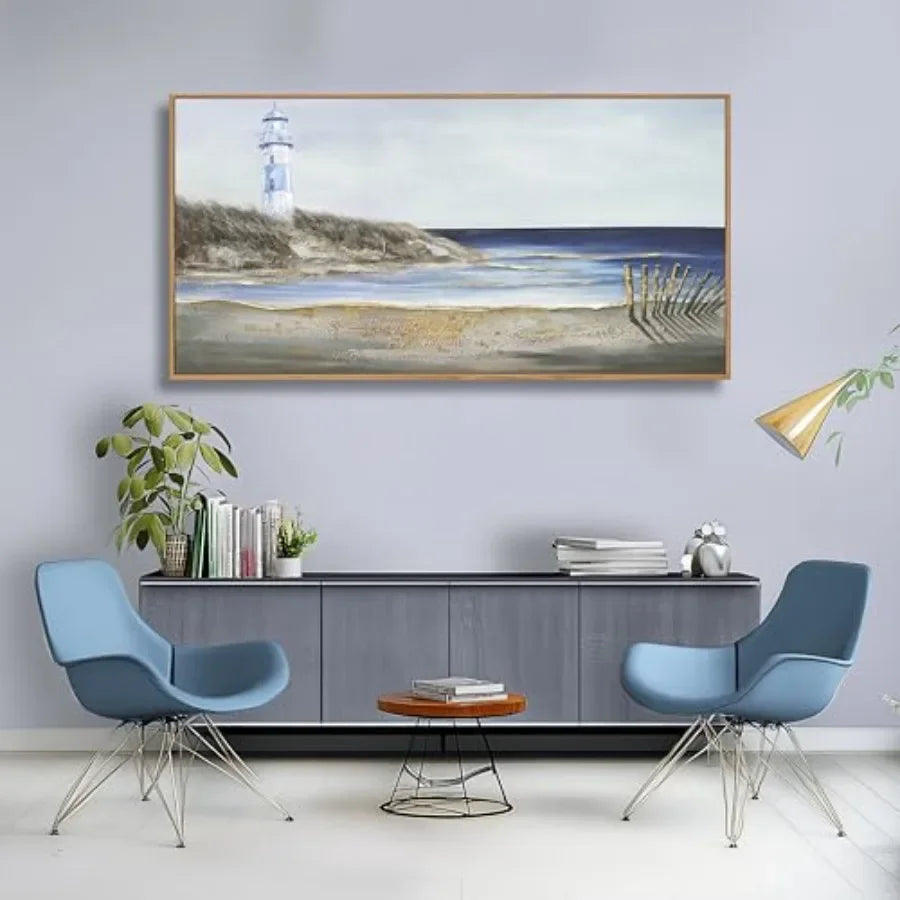 Modern Beautiful Coastal Scene Wall Art