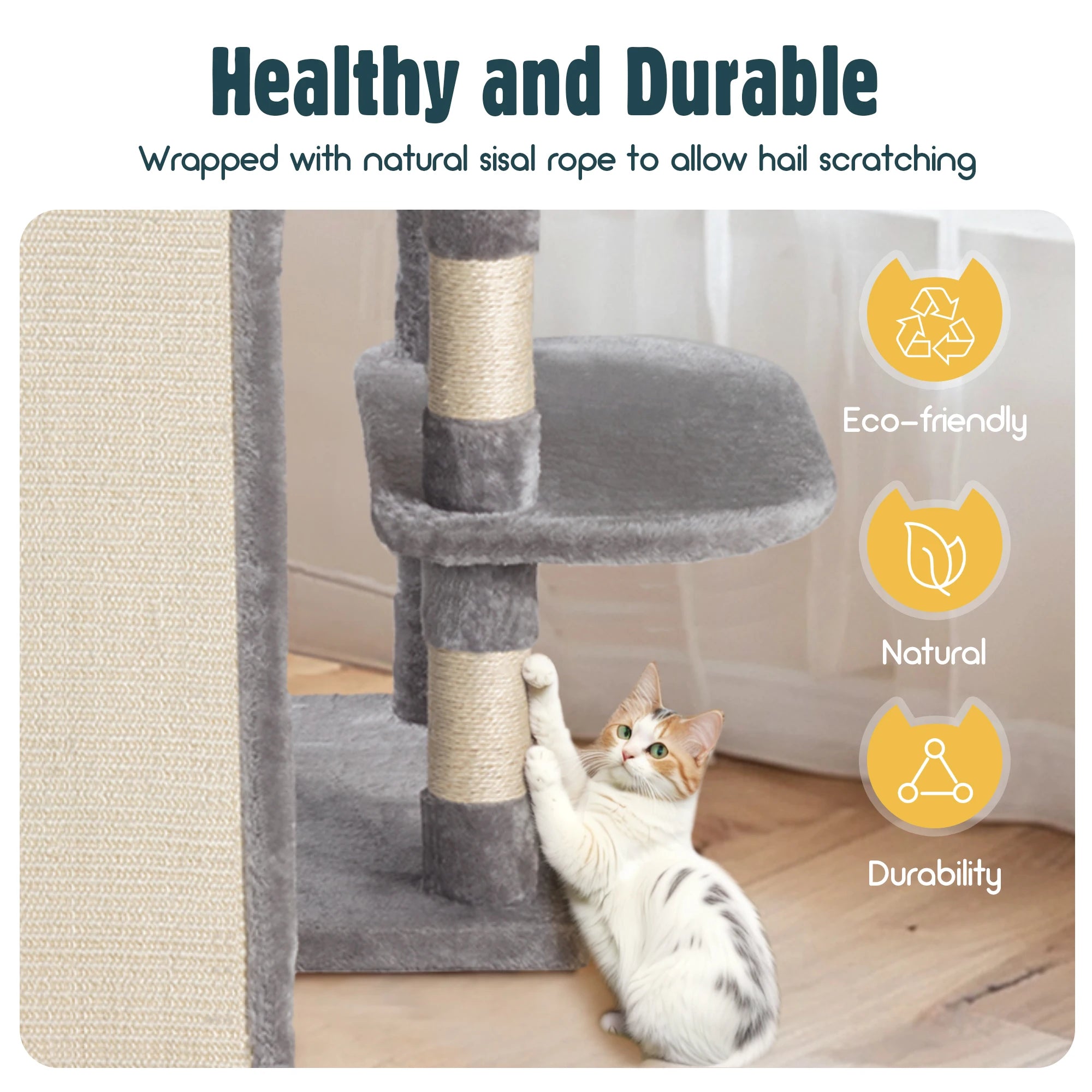 68-Inch Multi-Level Cat Tree