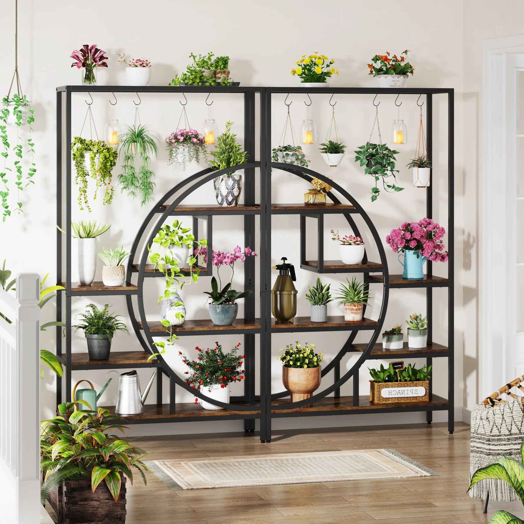 LITTLE TREE 70.9 Inch 7 Tier Indoor Plant Stand