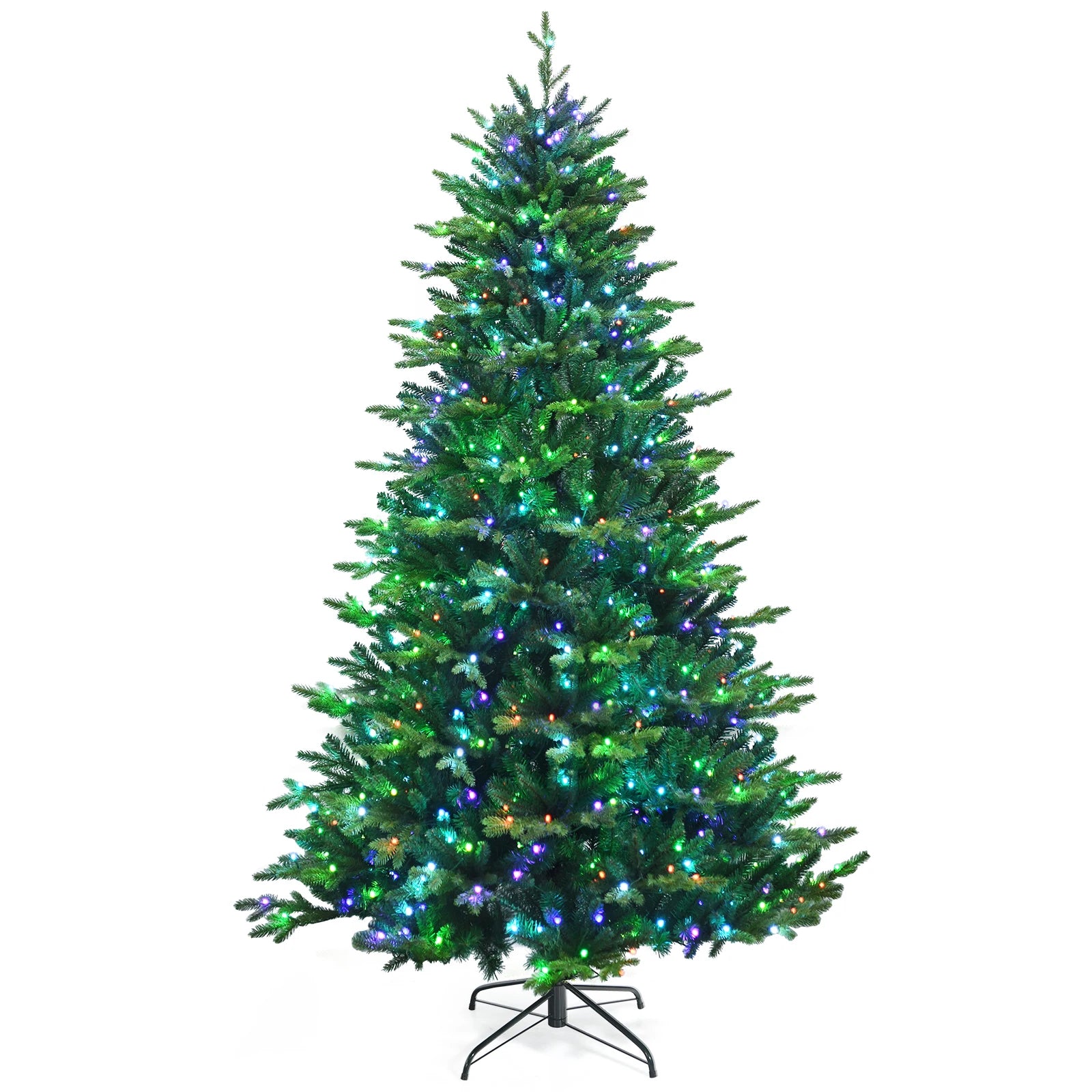 8-Foot App-Controlled Pre-Lit Christmas Tree