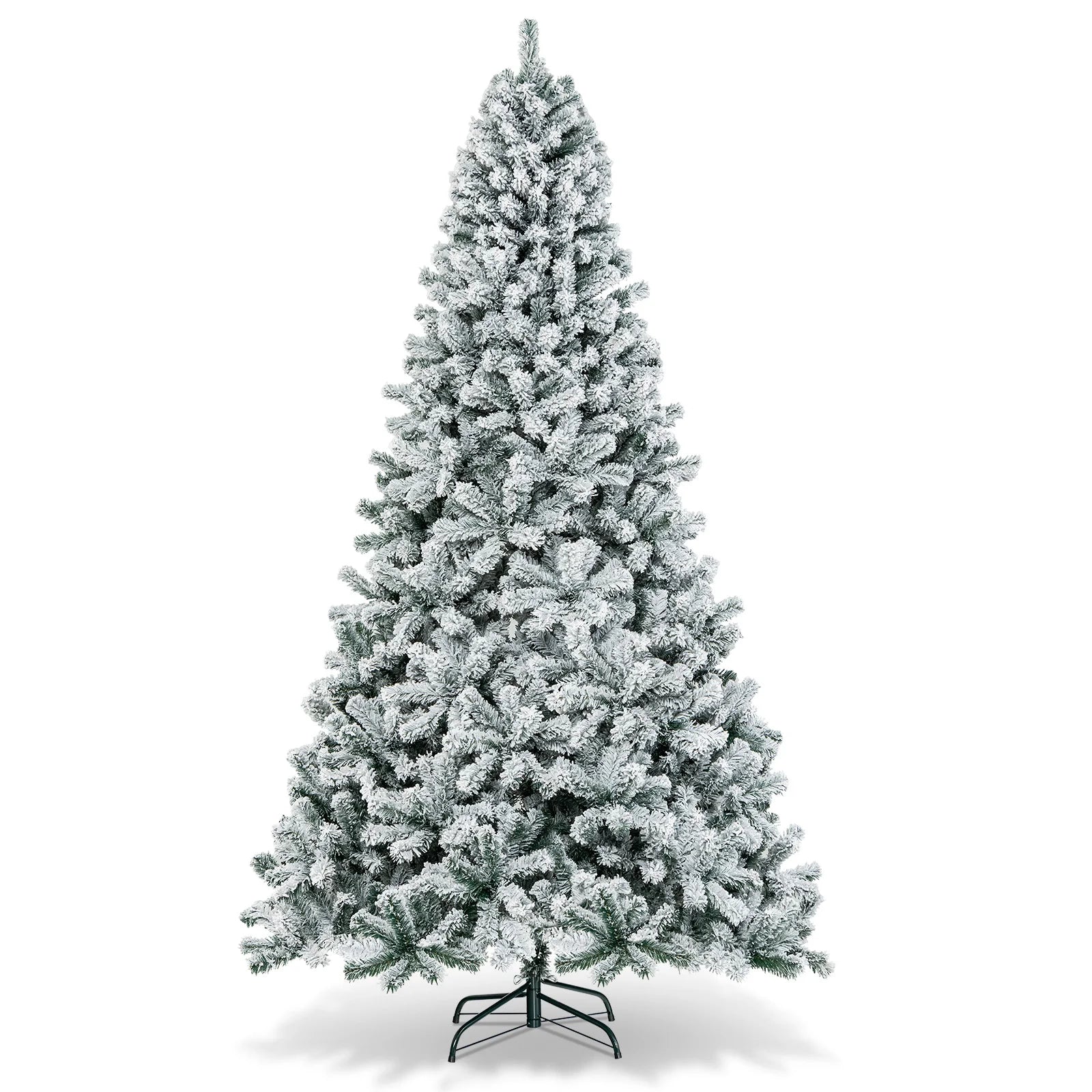 9-Foot Premium Unlit Snow Flocked Artificial Christmas Tree