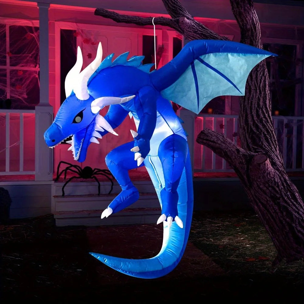 5 Foot Halloween Hanging Ice Dragon Inflatable