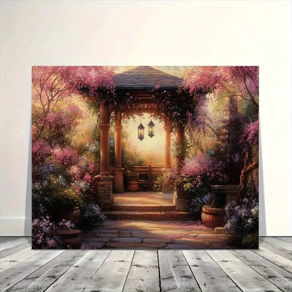 Farmhouse Style Garden Pavilion Wall Art