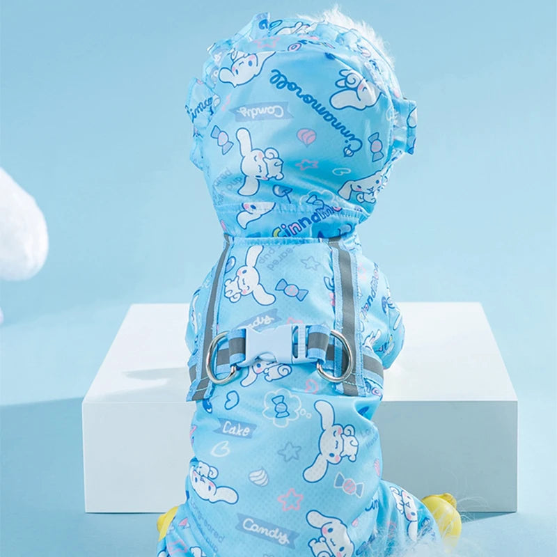 Cinnamoroll Pet Raincoat for Dogs