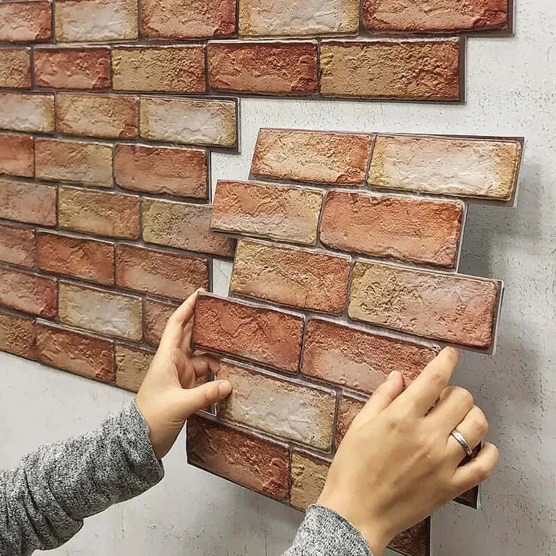 3D Imitation Self-Adhesive Brick Wall Stickers