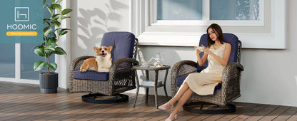 Hoomic 3 Piece Patio Furniture Set