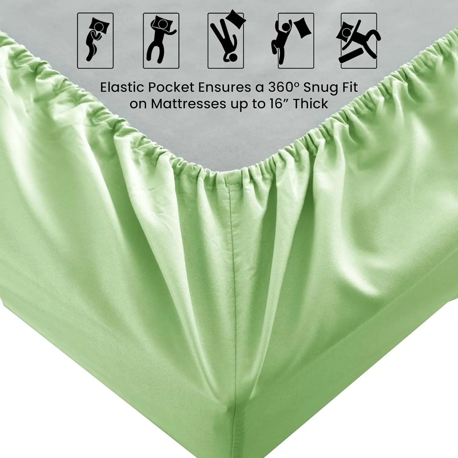 Lux Decor Collection Fitted Sheet