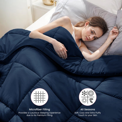 Lux Decor Down Alternative Duvet Comforter Available in Twin, Queen &amp; King Sizes