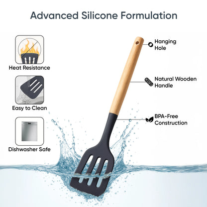 Lux Decor 35-Piece Silicone Cooking Utensils