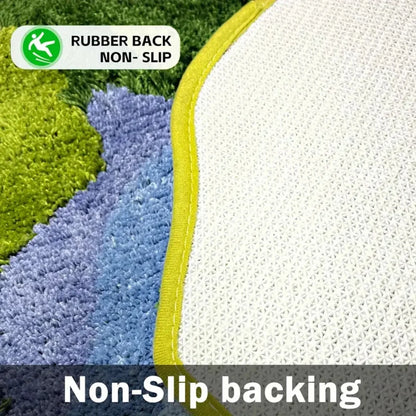 3D Leaf Shaped Non-Slip Bathroom Rug