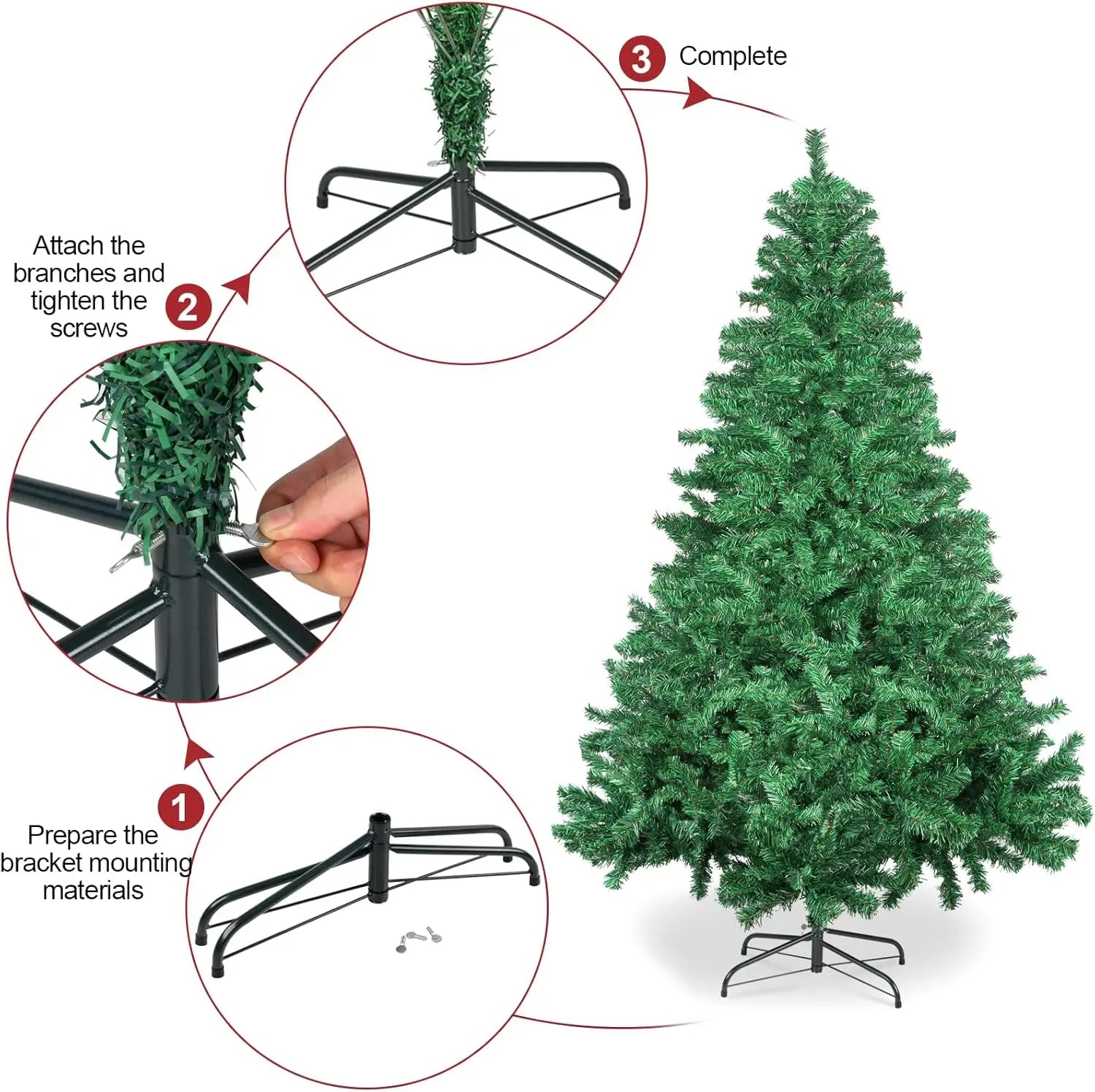7 and 8 Foot Spruce Christmas Tree