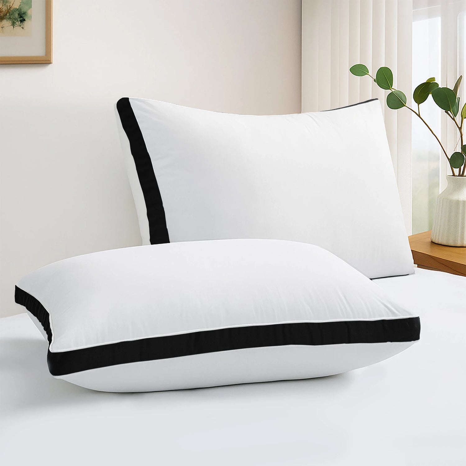 Lux Décor Set of 2 Bed Pillows