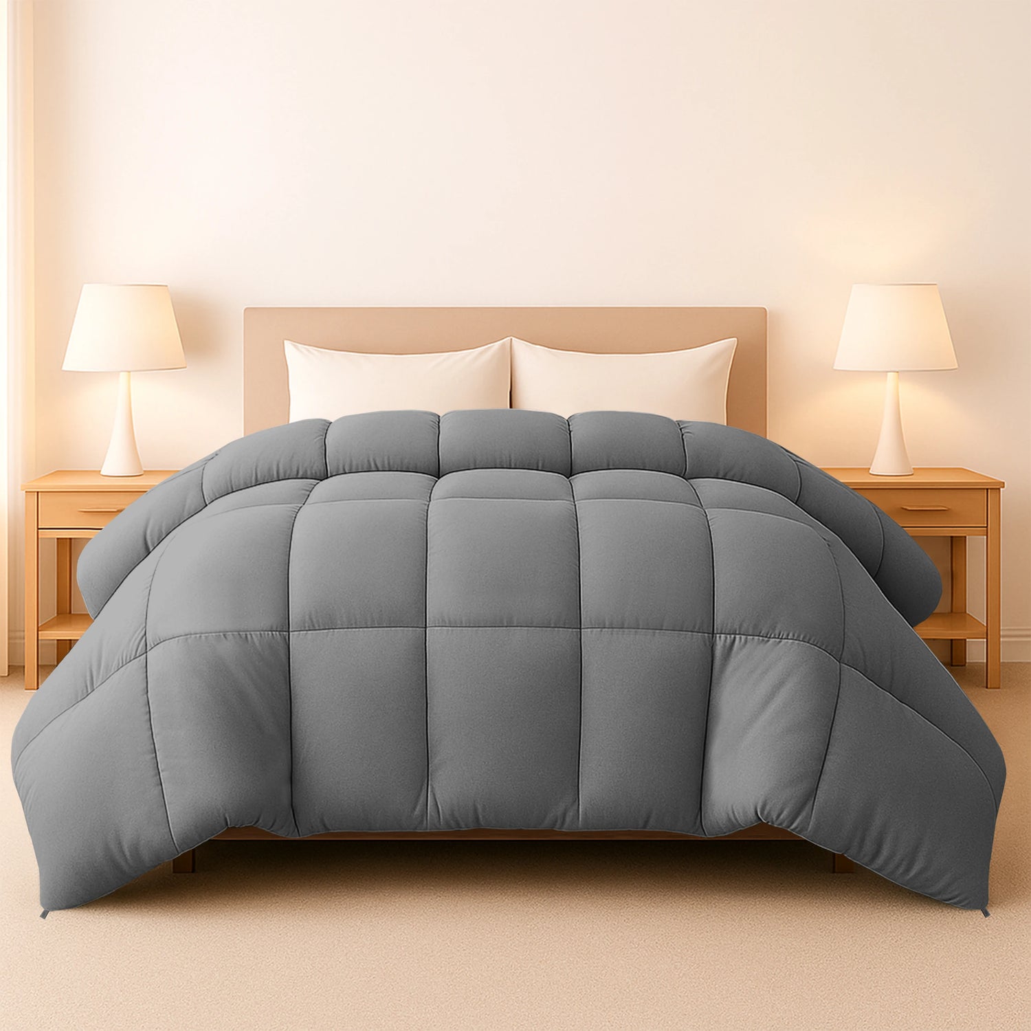 Lux Decor Down Alternative Duvet Comforter Available in Twin, Queen &amp; King Sizes