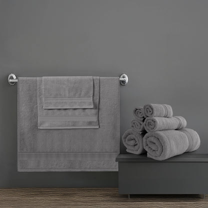 Lux Decor 6-Piece Bath Towel Set – 100% Cotton