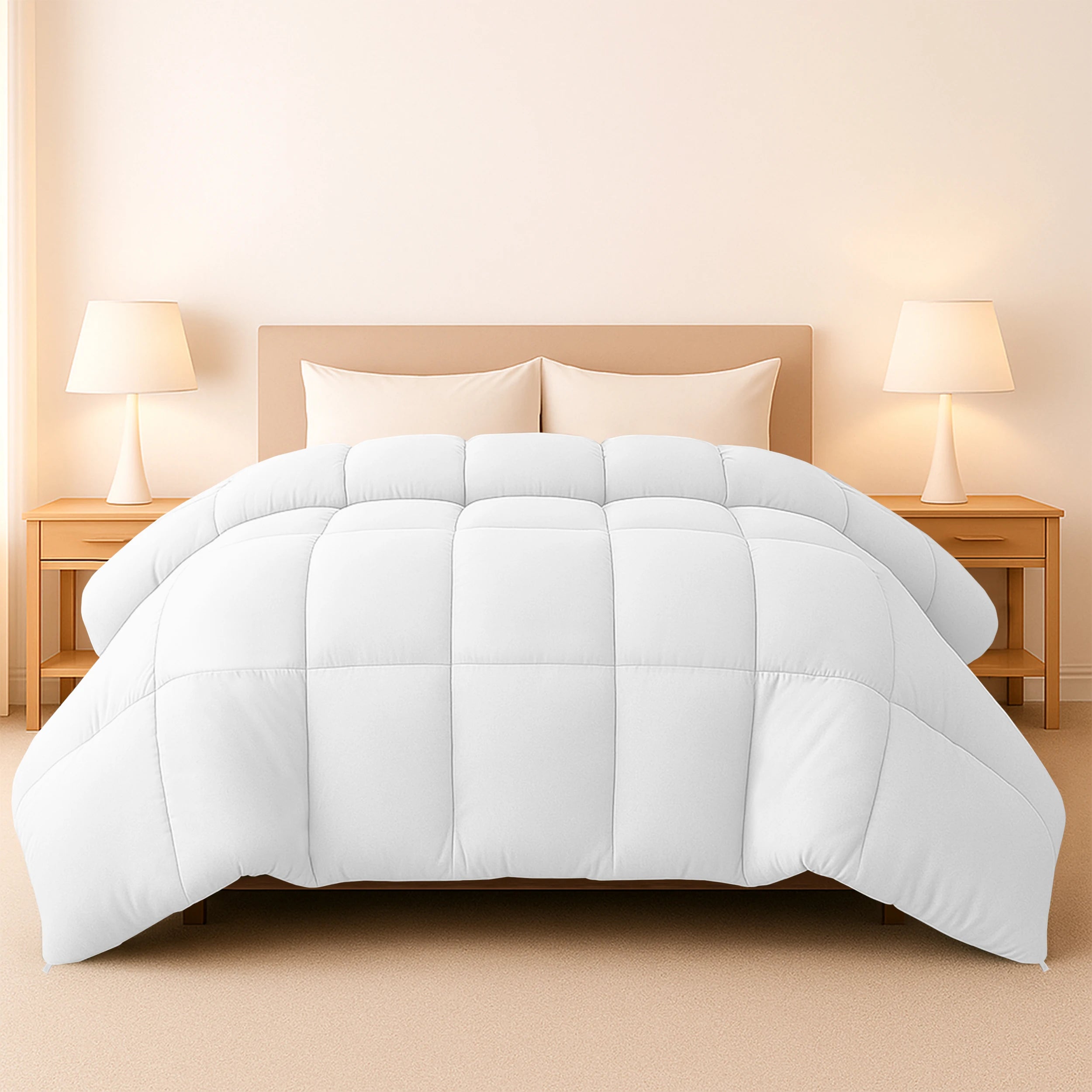 Lux Decor Down Alternative Duvet Comforter Available in Twin, Queen &amp; King Sizes