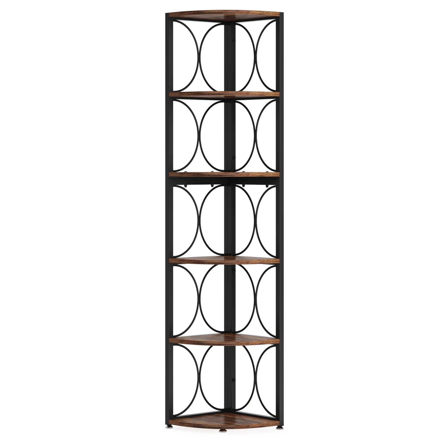 Tribesigns 67 inch Tall Corner Shel with 6-Tiers