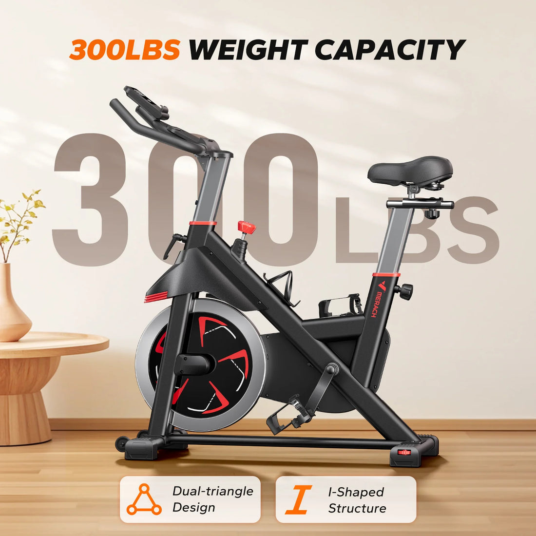 MERACH S38 Exercise Bike with Magnetic Resistance