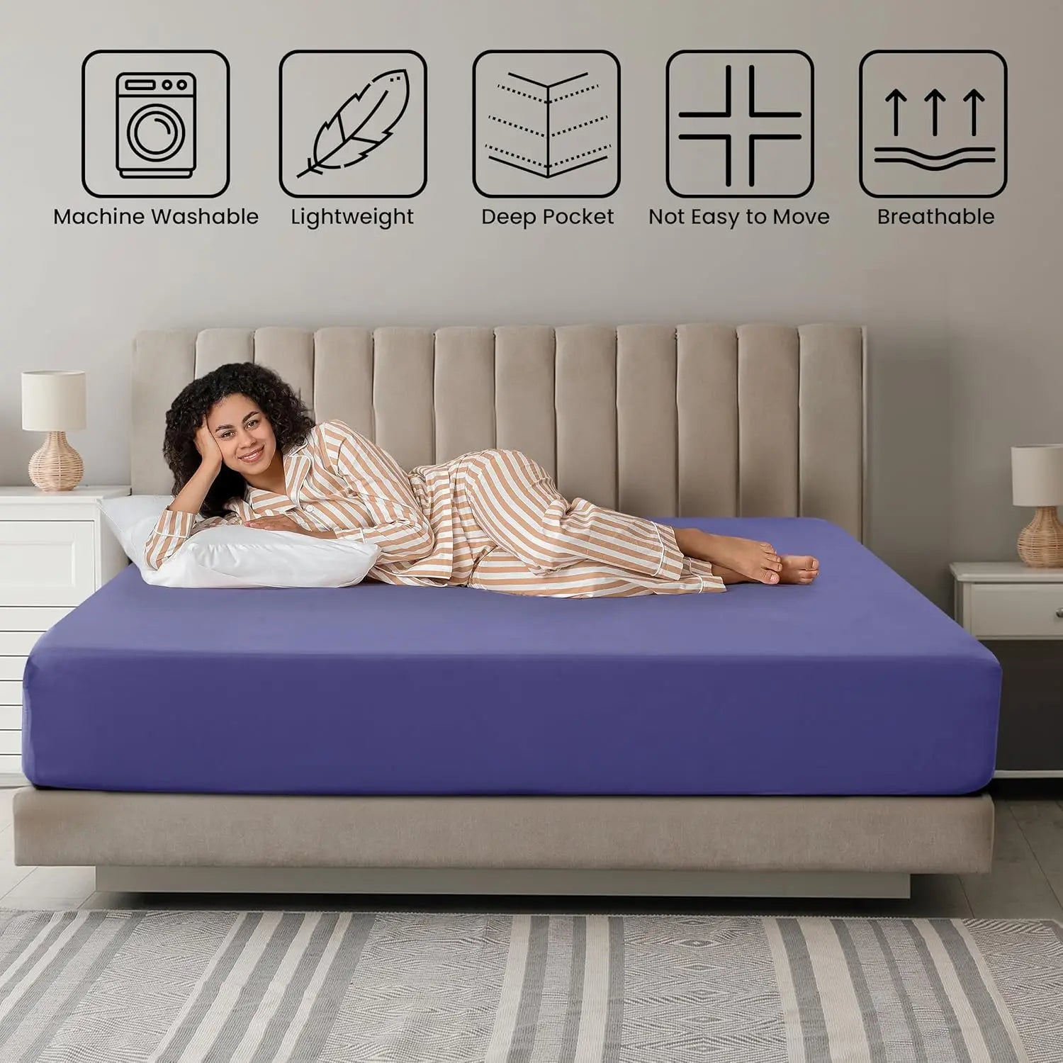 Lux Decor Collection Fitted Sheet