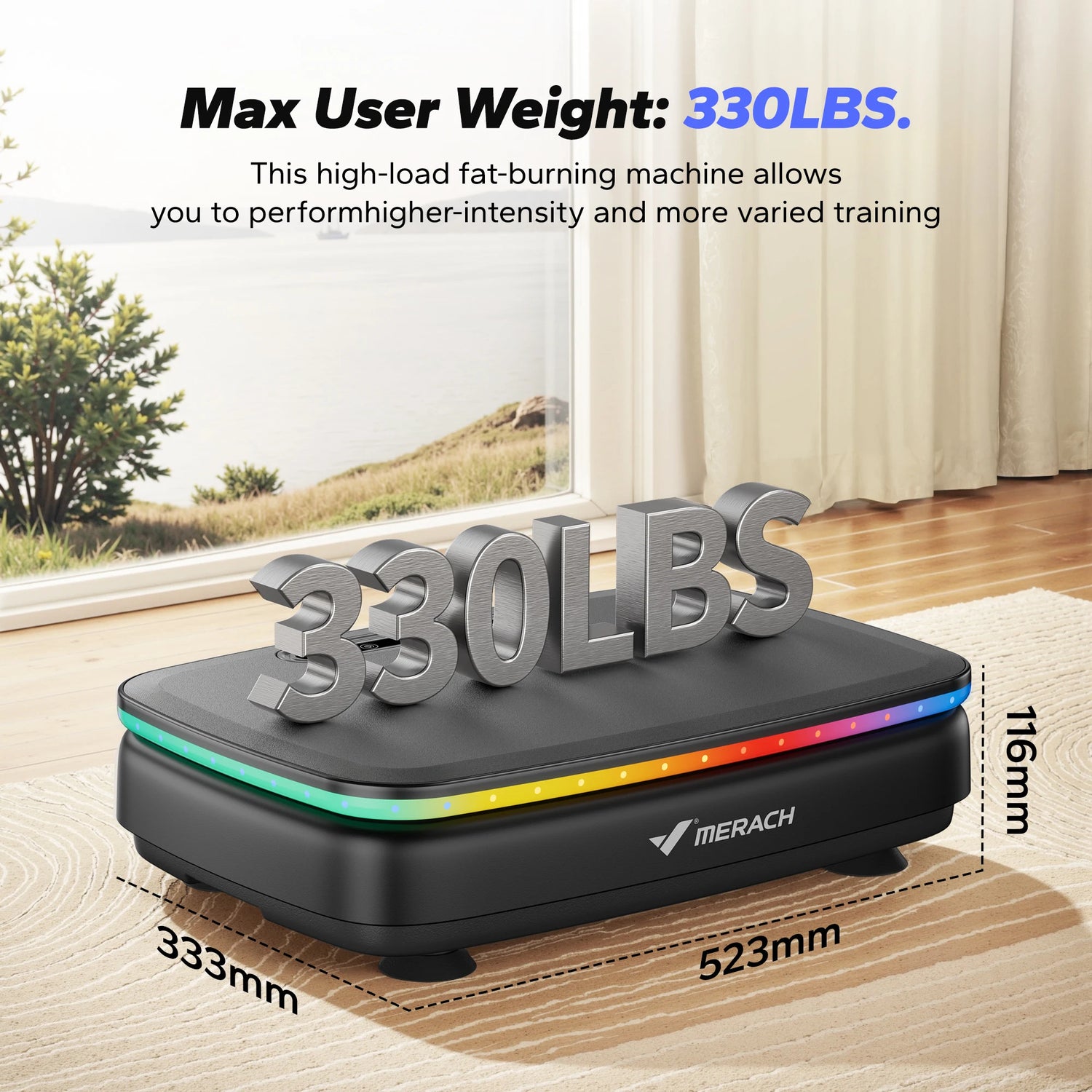 MERACH Vibration Plate Exercise Machine