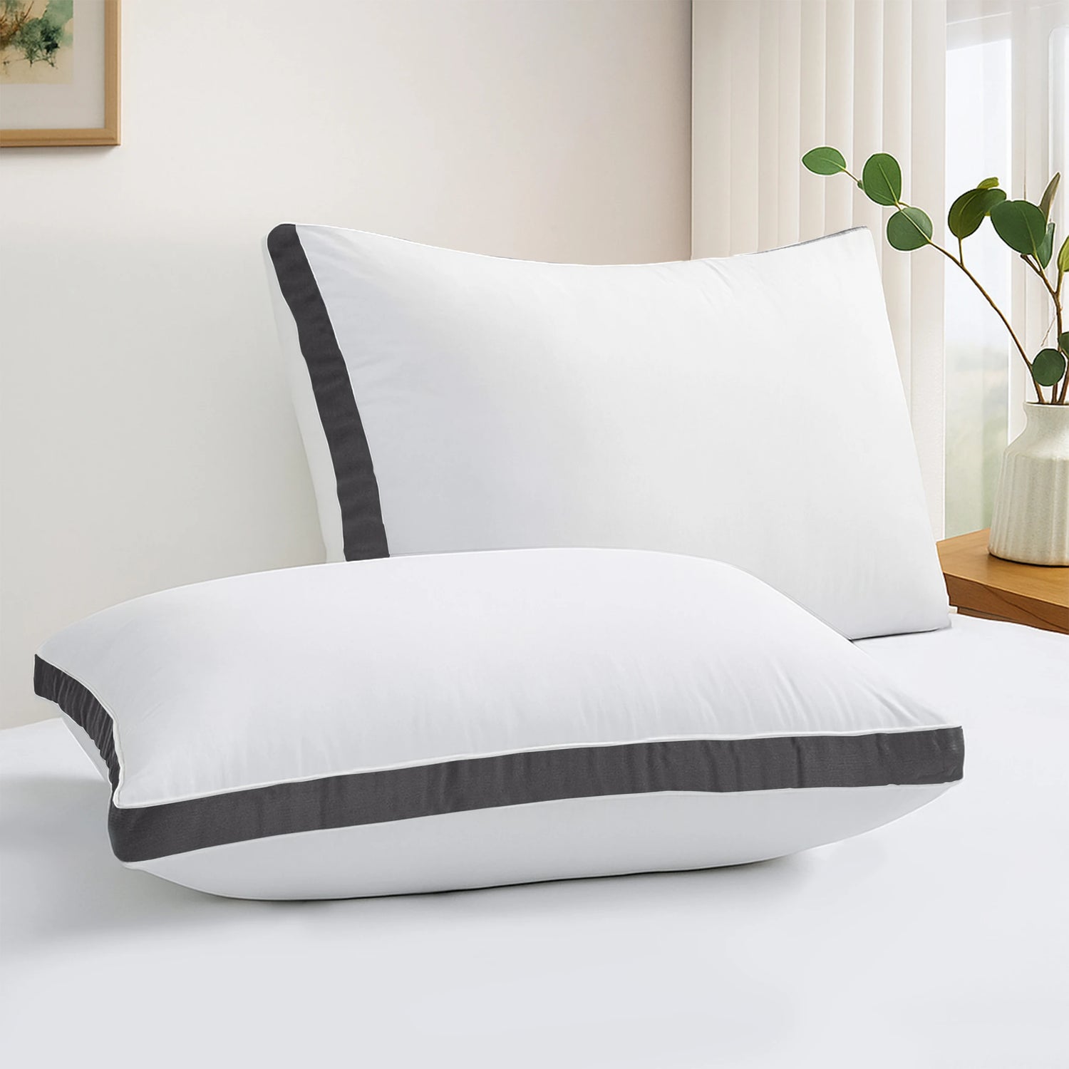 Lux Décor Set of 2 Bed Pillows