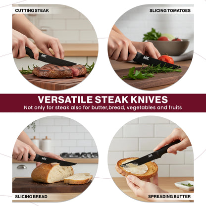 Lux Decor Collection Serrated Steak Knives Set of 8