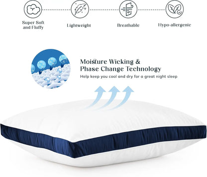 Lux Décor Set of 2 Bed Pillows