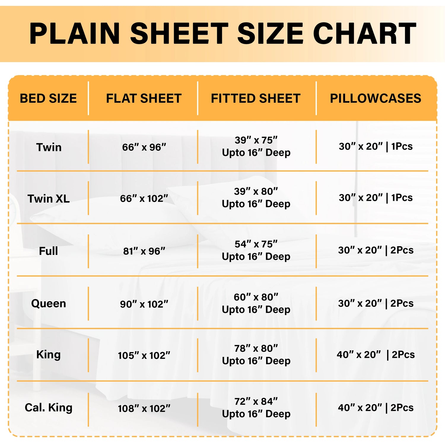 Lux Décor 6-Piece Solid Brushed Microfiber Sheet Set